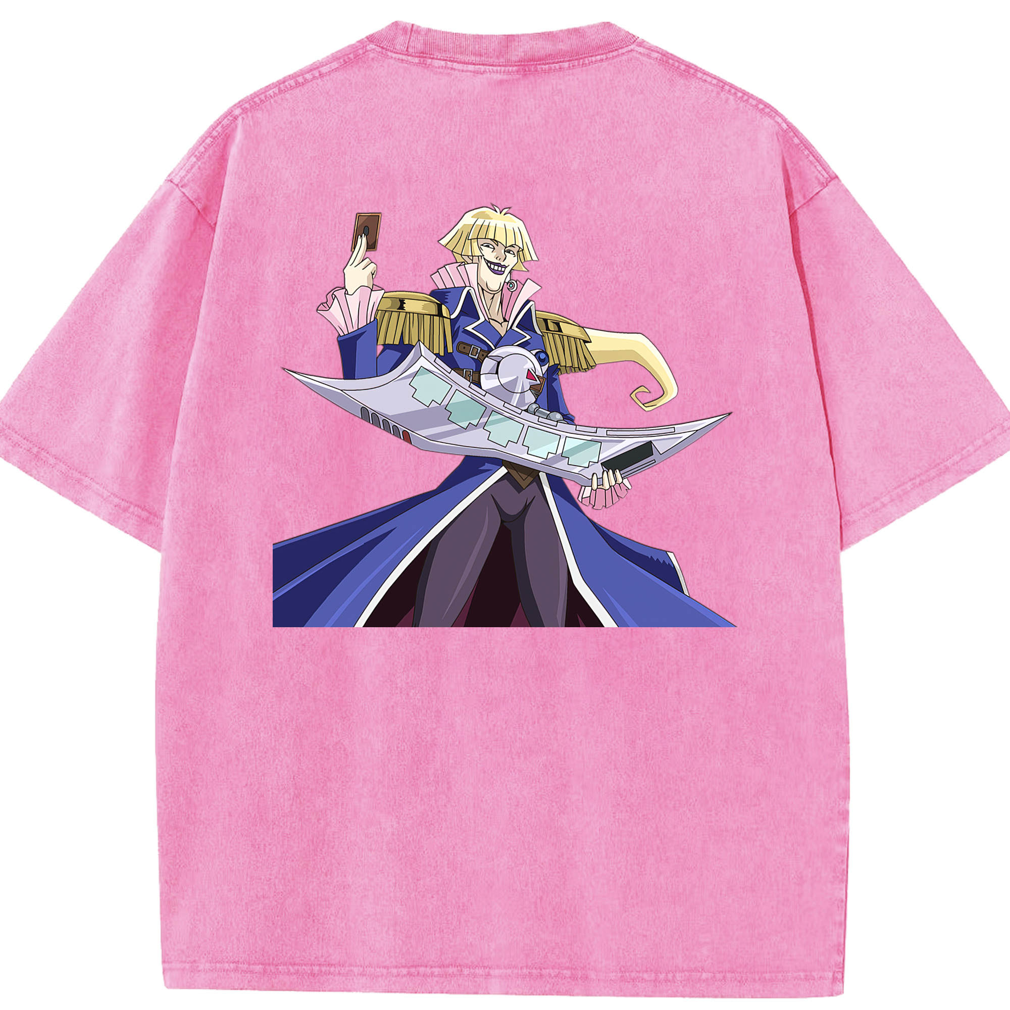 （画像用） 遊☆戯☆王 Yu-Gi-Oh! 綿100% ヴィンテージ風 半袖Tシャツ（背面プリント）